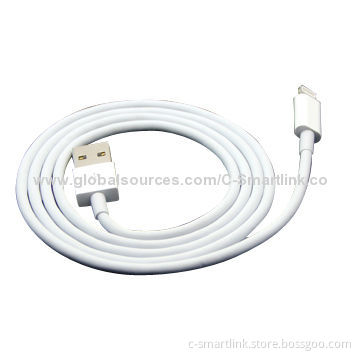 USB2.0 to Lightning Cable for iPhone with MFI, Available in White ColorNew
